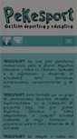 Mobile Screenshot of pekesport.com